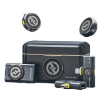 Microfone Hollyland Lark M2 Duo Combo Duplo Para 2 Pessoas Cor Preto